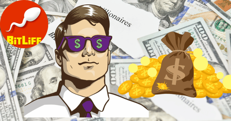 Steps to become a billionaire or trillionaire in BitLife